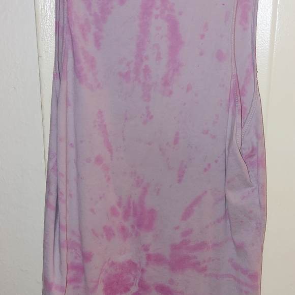 Obey Pink Tie Dye Racerback Tank Top - Picture 4 of 5